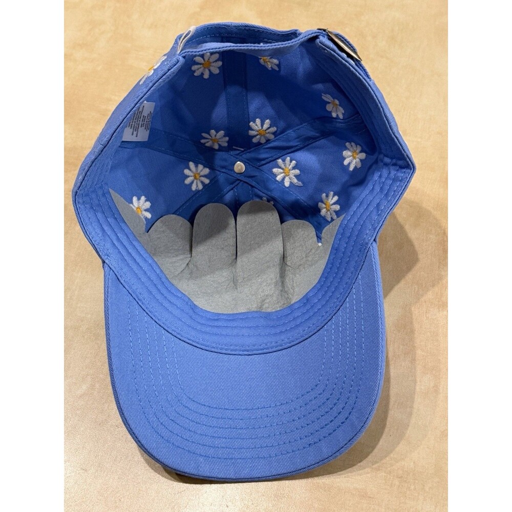 Life Is Good Daisy Chill Hat, Embroidered Flower Women’s Adjustable Baseball Cap - Picture 4 of 7